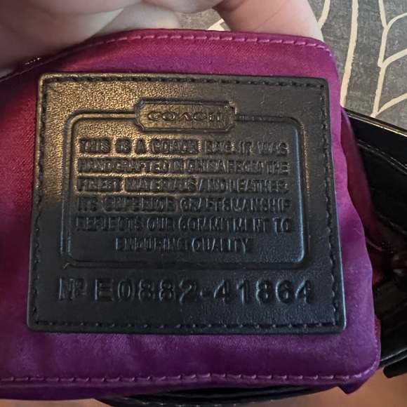 COACH ZOE BLACK LEATHER HANDBAG - GREAT CONDITION - Picture 3 of 11